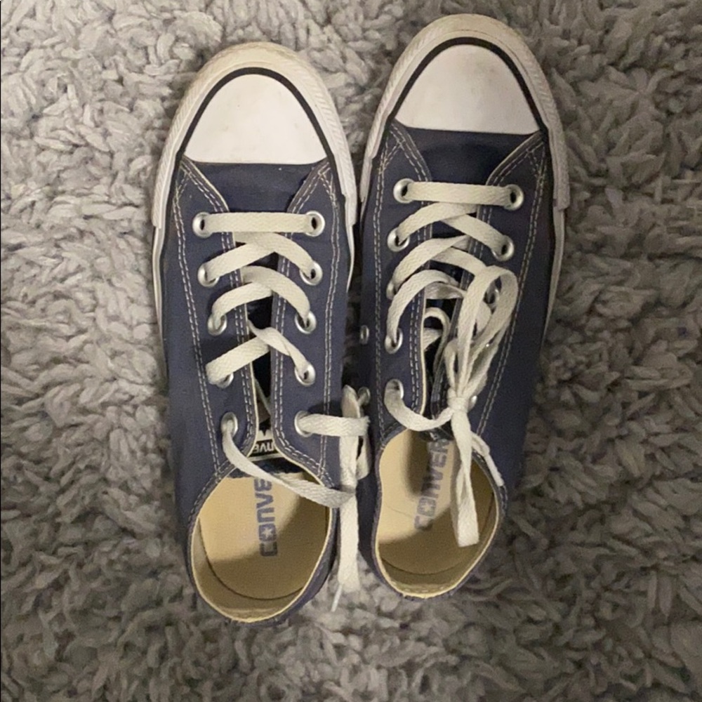 Navy Blue Converse